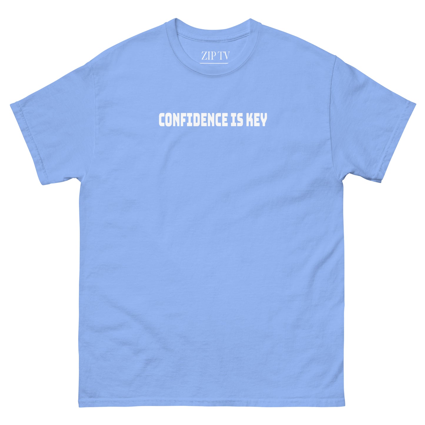 "Confidence is Key" T-Shirt w/ White Lettering