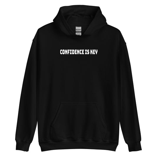 Confidence is Key Hoodie (White Lettering)